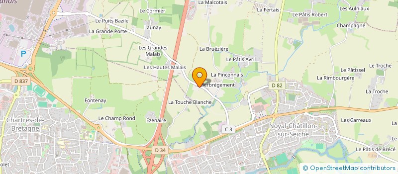 localisation de l'entreprise SCI LOKI  NOYAL-CHATILLON-SUR-SEICHE