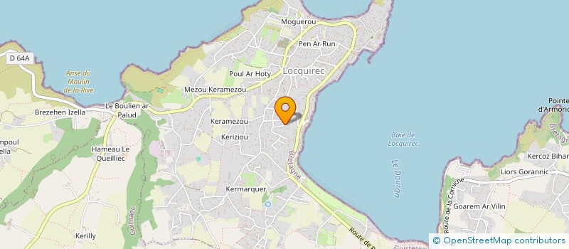 localisation de l'entreprise SCI LOKI  LOCQUIREC