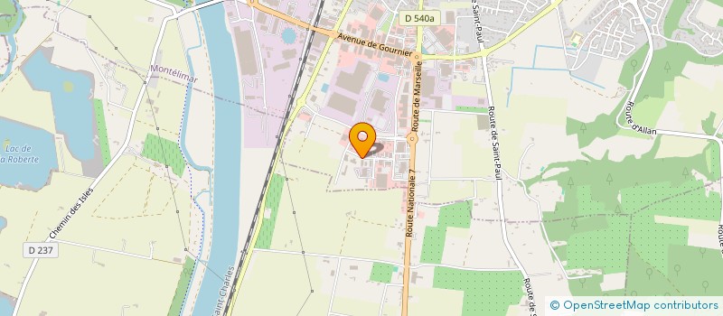 localisation de l'entreprise SCI LOKIANA à MONTELIMAR