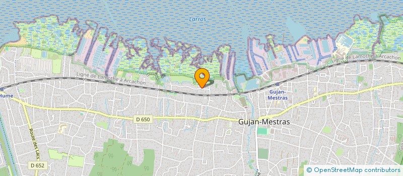 localisation de l'entreprise SCI LOKIMA  GUJAN-MESTRAS