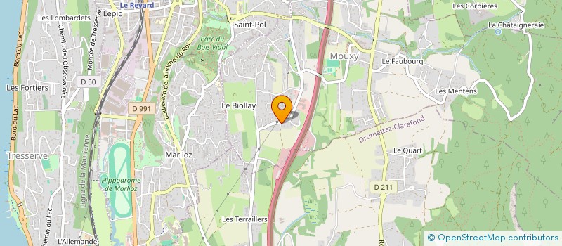 localisation de l'entreprise SCI LOKIMMO  MOUXY