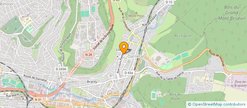 localisation de l'entreprise SCI LOKO  DARNETAL