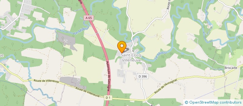 localisation de l'entreprise SCI LOLA  SAINT-CRICQ-VILLENEUVE