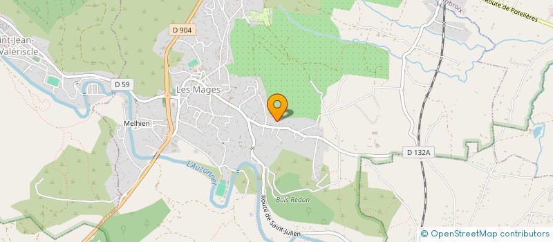 localisation de l'entreprise SCI LOLA  LES MAGES