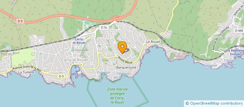 localisation de l'entreprise SCI LOLA  CARRY-LE-ROUET