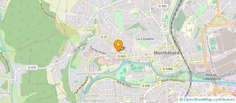 localisation de l'entreprise SCI LOLA à MONTBELIARD