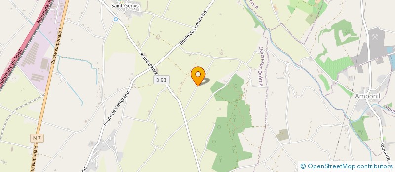 localisation de l'entreprise SCI LOLA  LIVRON-SUR-DROME