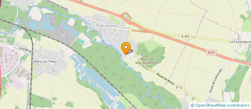 localisation de l'entreprise SCI LOLA  THERDONNE