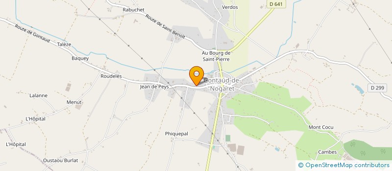 localisation de l'entreprise SCI LOLA  GONTAUD-DE-NOGARET