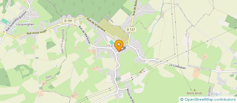 localisation de l'entreprise SCI LOLA  HARDINGHEN