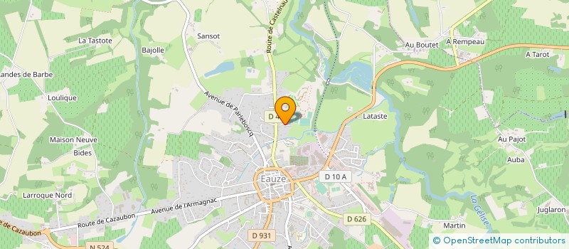 localisation de l'entreprise SCI LOLA CELINA  EAUZE