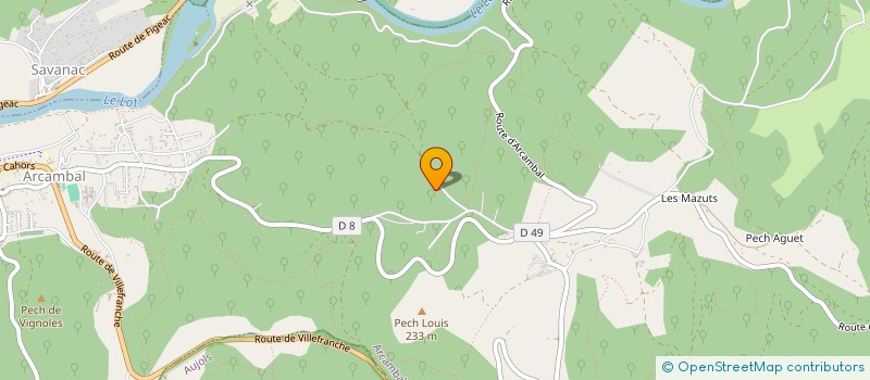 localisation de l'entreprise SCI LOLALBA  ARCAMBAL