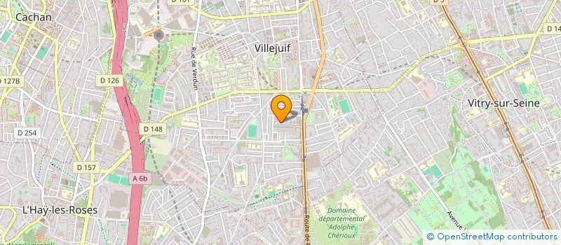 localisation de l'entreprise SCI LOLALIX à VILLEJUIF