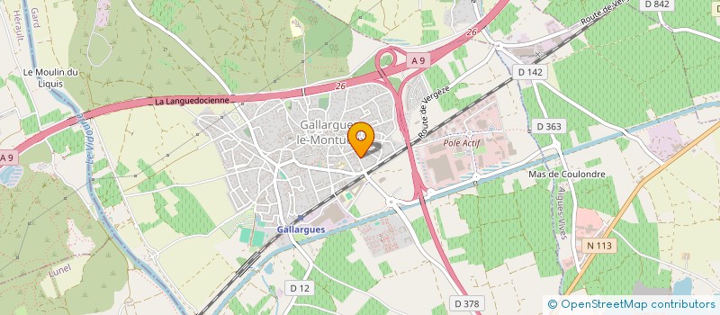 localisation de l'entreprise SCI LOLAMIE  GALLARGUES-LE-MONTUEUX