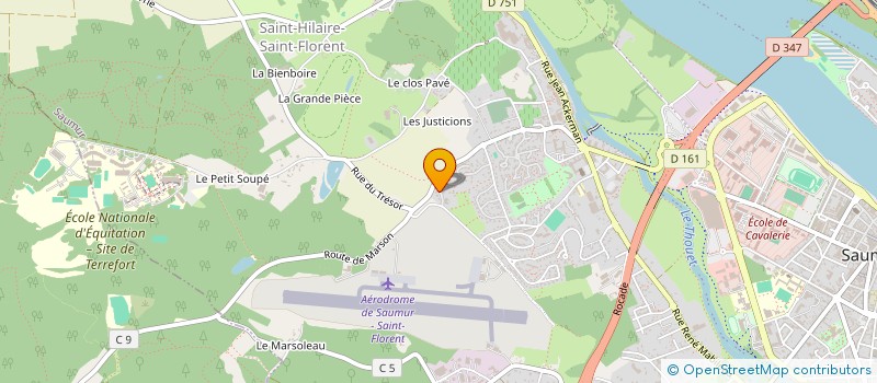 localisation de l'entreprise SCI LOLANAE  SAUMUR