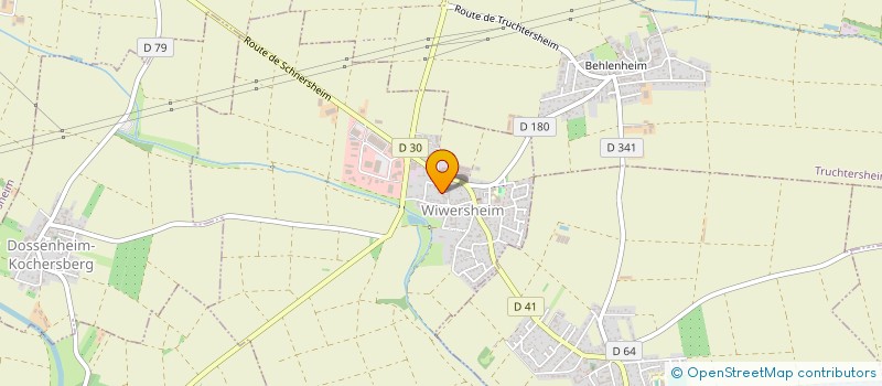 localisation de l'entreprise SCI LOLANAT  WIWERSHEIM