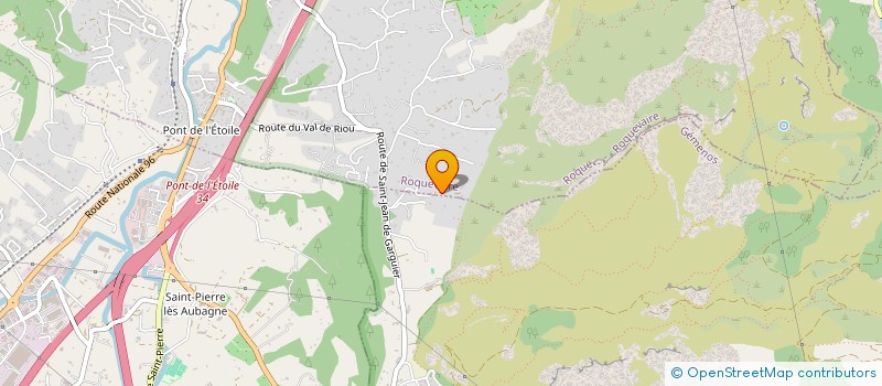 localisation de l'entreprise SCI LOLATHE  ROQUEVAIRE