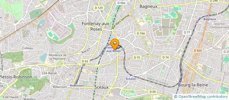 localisation de l'entreprise SCI LOLAVITO à FONTENAY-AUX-ROSES