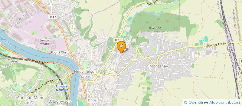 localisation de l'entreprise SCI LOLE  NEUVILLE SUR SAONE