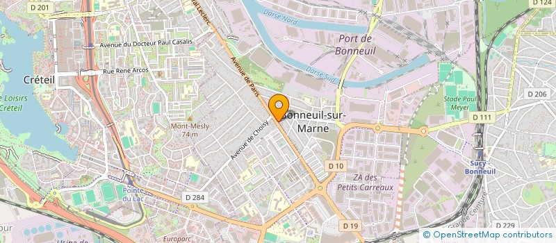 localisation de l'entreprise SCI LOLIBE à BONNEUIL-SUR-MARNE