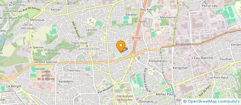 localisation de l'entreprise SCI LOLIRA  BREST