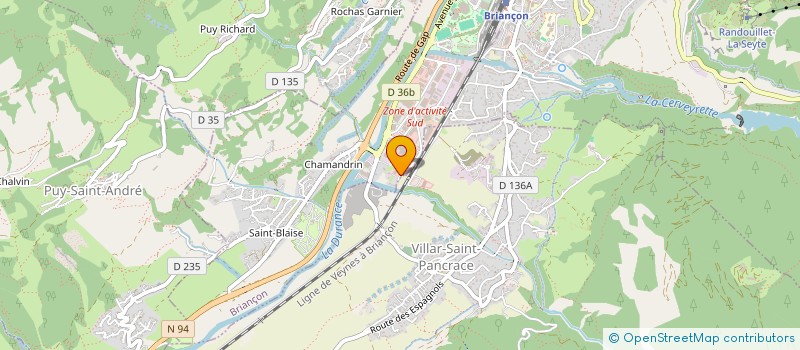 localisation de l'entreprise SCI LOLLAGNA à BRIANCON