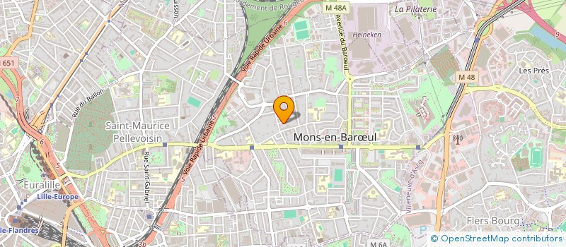 localisation de l'entreprise SCI LOLLIVIER  MONS-EN-BARUL