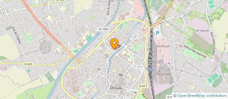localisation de l'entreprise SCI LOLOCHAR à DOUAI