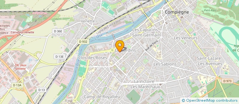 localisation de l'entreprise SCI LOLOCLAIRIMMO  COMPIEGNE