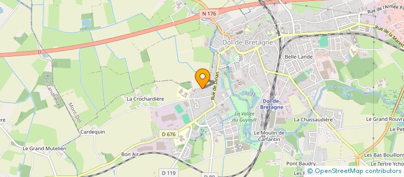 localisation de l'entreprise SCI LOLYDOL  DOL-DE-BRETAGNE