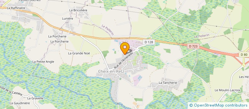 localisation de l'entreprise SCI LOM  CHEIX-EN-RETZ