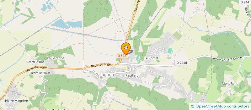 localisation de l'entreprise SCI LOM  SALAGNON