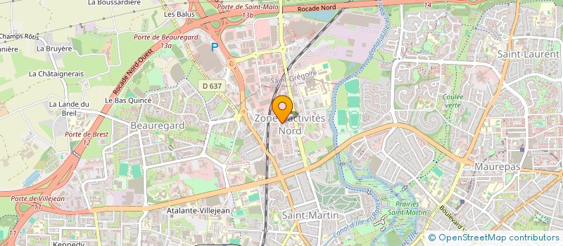 localisation de l'entreprise SCI LOMA  RENNES