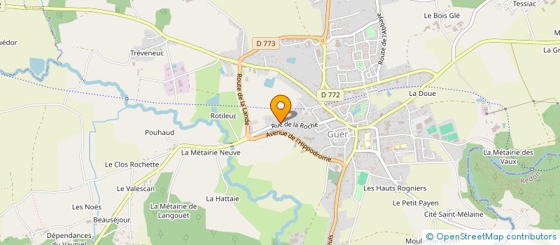 localisation de l'entreprise SCI LOMA  GUER