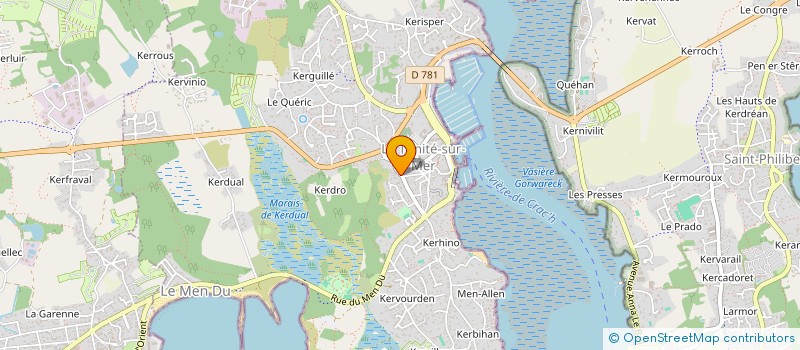 localisation de l'entreprise SCI LOMA  LA TRINITE-SUR-MER