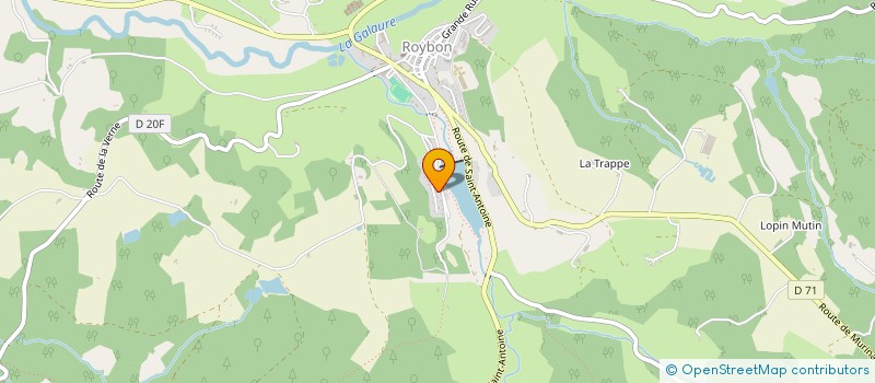 localisation de l'entreprise SCI LOMA  ROYBON