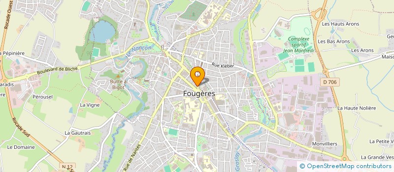 localisation de l'entreprise SCI LOMA  FOUGERES