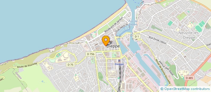 localisation de l'entreprise SCI LOMAFER  DIEPPE