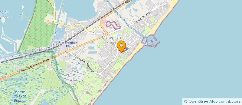 localisation de l'entreprise SCI LOMAIN à MARSEILLAN