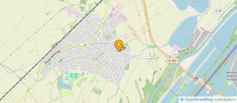 localisation de l'entreprise SCI LOMARI  GAMBSHEIM