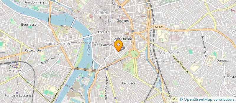 localisation de l'entreprise SCI LOMAUF  TOULOUSE