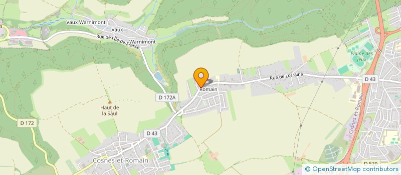 localisation de l'entreprise SCI LOMBA  COSNES-ET-ROMAIN