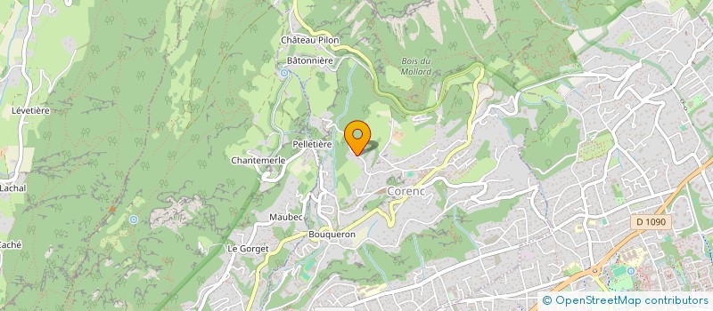 localisation de l'entreprise SCI LOMBARD  CORENC