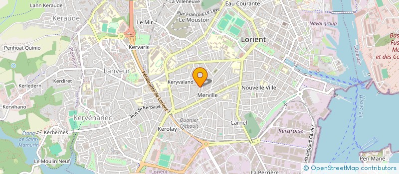 localisation de l'entreprise SCI LOMBARD  LORIENT