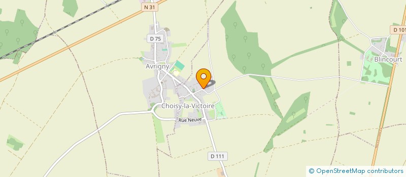 localisation de l'entreprise SCI LOMBARDE  CHOISY-LA-VICTOIRE