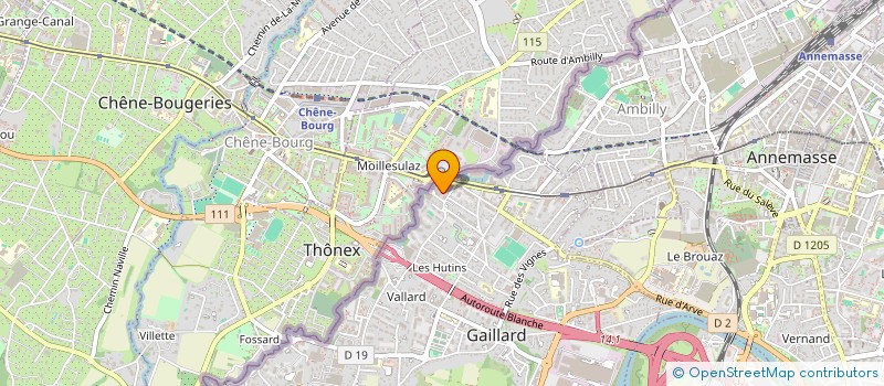 localisation de l'entreprise SCI LOMBARDI à GAILLARD
