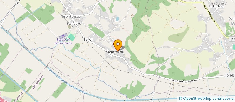 localisation de l'entreprise SCI LOMBARDI  FRONTONAS