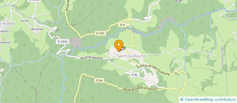 localisation de l'entreprise SCI LOMBARDIER  SAINT-GUILLAUME