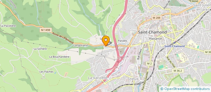 localisation de l'entreprise SCI LOMBARDO  SAINT-CHAMOND