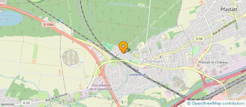 localisation de l'entreprise SCI LOMBARDO  LUTTERBACH